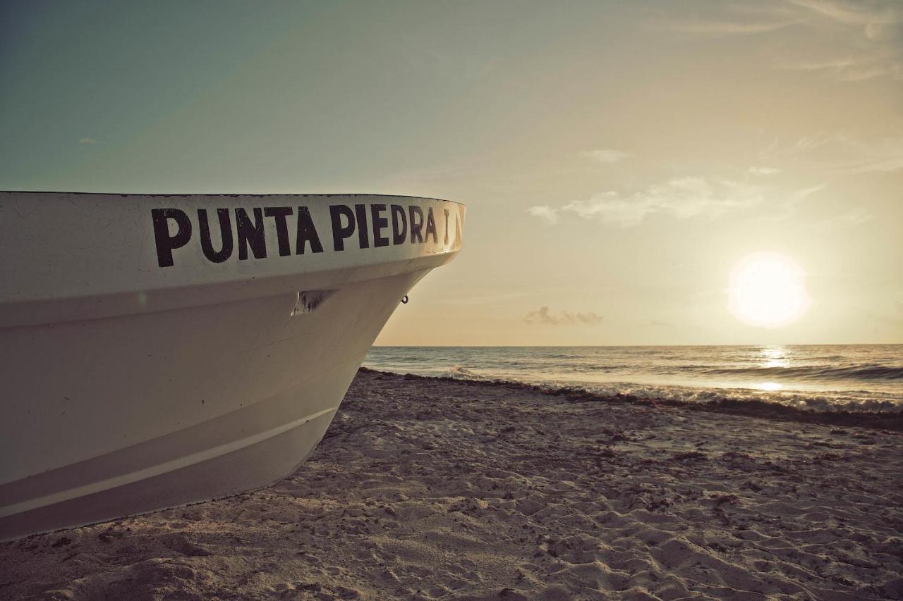Punta Piedra Beach Posada Тулум Экстерьер фото